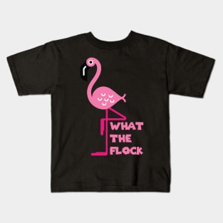 What the flock - Flamingo Kids T-Shirt